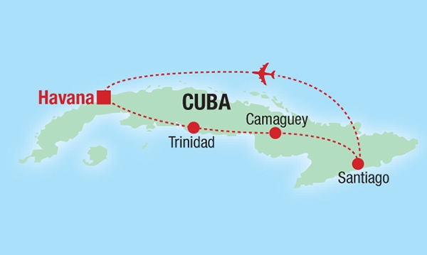 Cuban Salsa - Karte